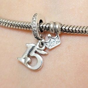 Charm Sweet 15 for Pandora Bracelet S925